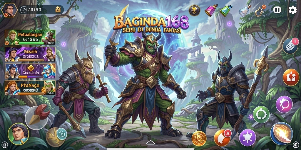 Tangkapan layar gameplay yang menunjukkan aksi seru di BAGINDA168.