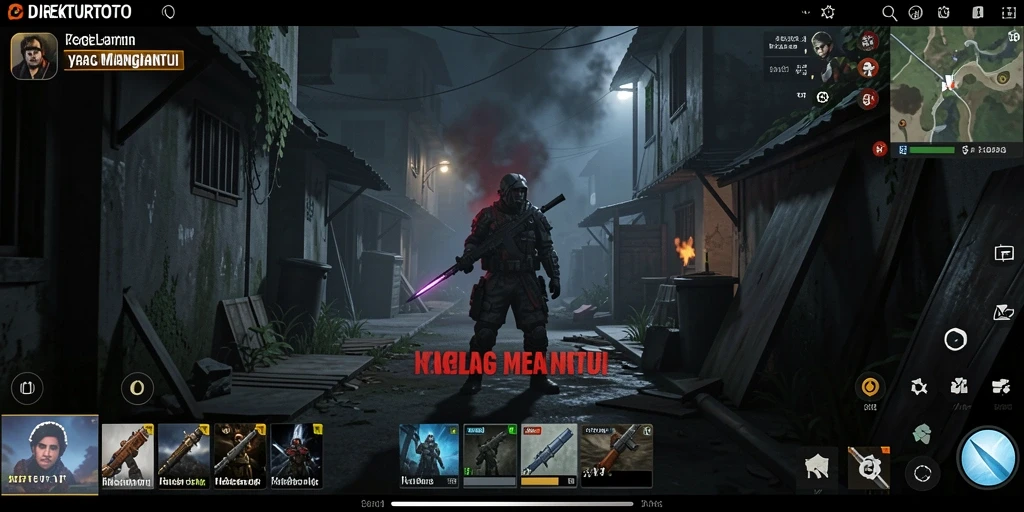 Tangkapan layar menampilkan momen menegangkan dalam gameplay horor.