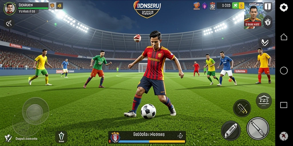 Tampilan menarik dari gameplay IDNSERU yang mendebarkan.