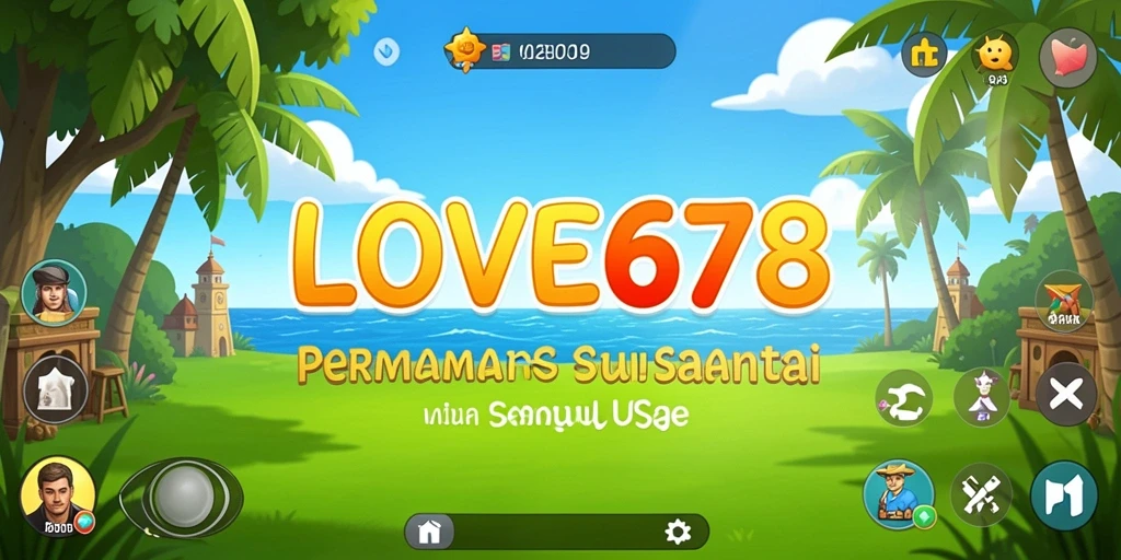 Tampilan gameplay LOVE678 yang penuh warna dan interaktif.
