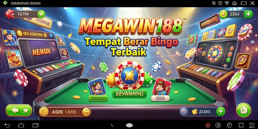 Tampilan permainan Bingo yang seru dan menarik di MEGAWIN188.