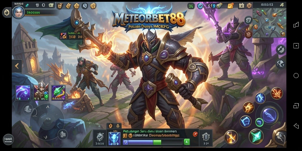 Gameplay seru dalam METEORBET88 dengan grafis memukau dan petualangan epik.