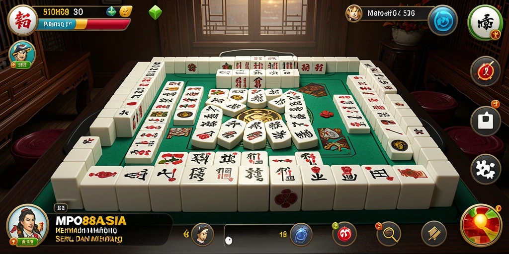 Tampilan menarik dari MPO88ASIA yang menampilkan permainan Mahjong.