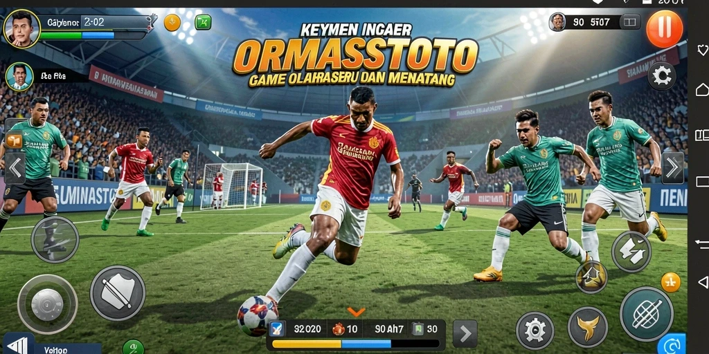 Tampilan menarik dari gameplay olahraga di ORMASSTOTO.