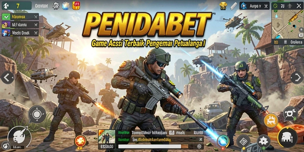 Screenshot gameplay PENIDABET yang intens dan menegangkan.