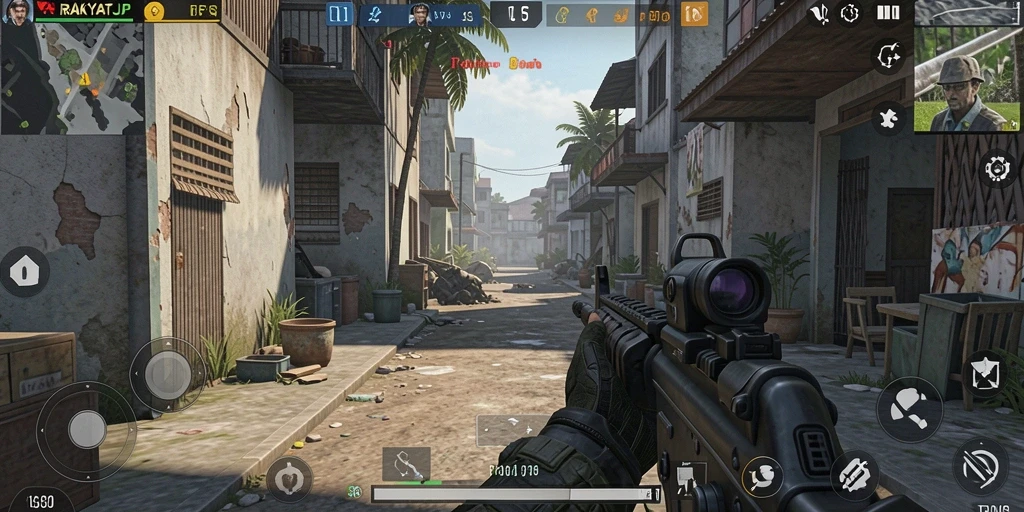 Tampilan gameplay RAKYATJP yang mendebarkan dan intens.