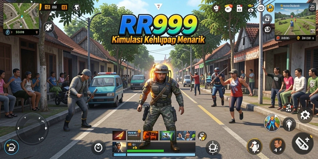 Tampilan gameplay menarik di RR999 dengan interaksi sosial yang mendalam.