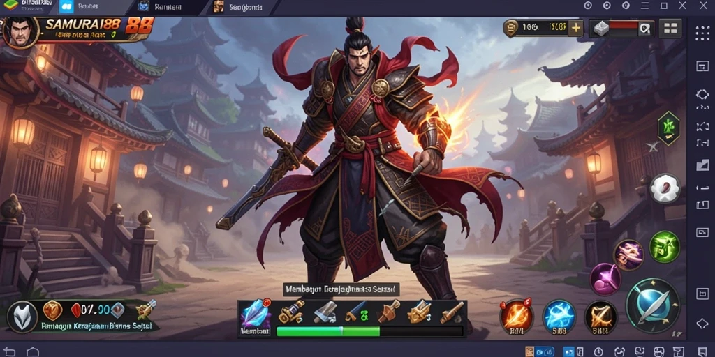 Lihat gameplay menarik dan interaksi dalam SAMURAI88.