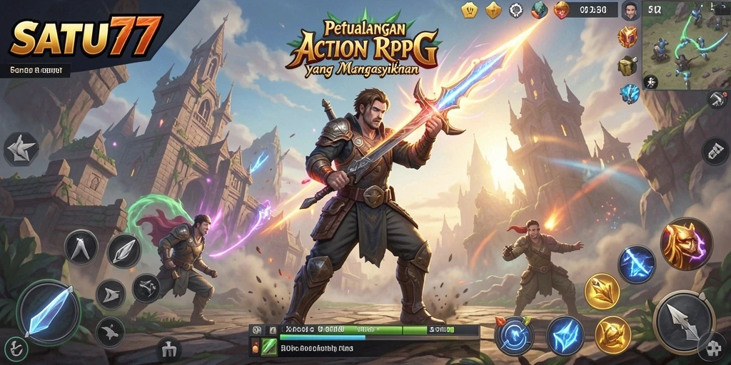 Gameplay memukau dalam dunia fantasi SATU77.