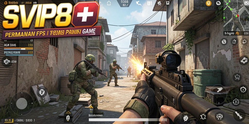 Gameplay intens SVIP8 dengan grafis menawan dan aksi mendebarkan.