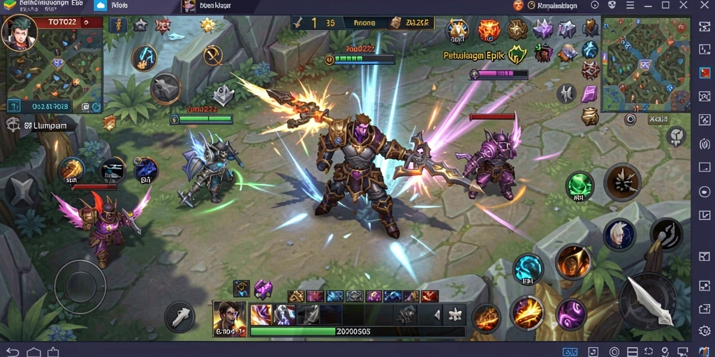 Tampilan gameplay TOTO22 yang mengesankan dan penuh aksi.