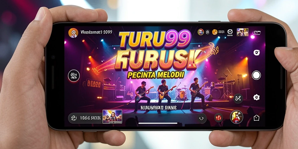 Tampilan screenshot TURU99 dengan aksi permainan musik yang menarik.