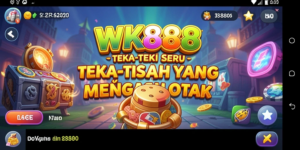 Tampilan gameplay yang menarik di WK888 dengan teka-teki menantang.