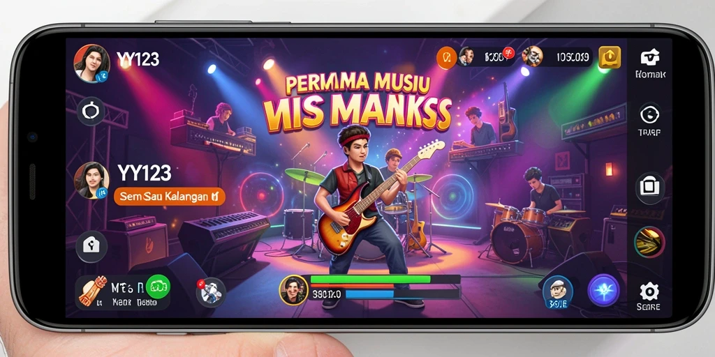 Tampilan gameplay YY123 yang seru dan interaktif.